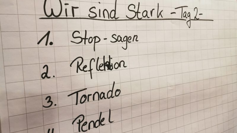 Wir sind stark! Projekt der 6. Klassen